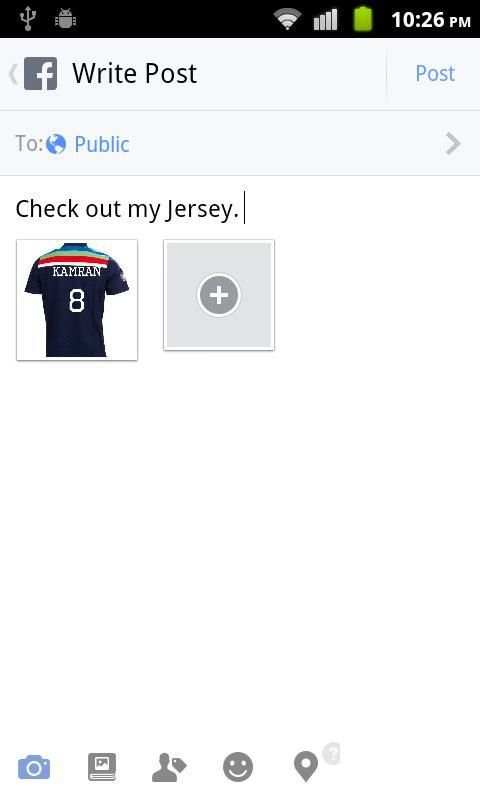 Cricket World cup 2015 Jersey screenshot 1