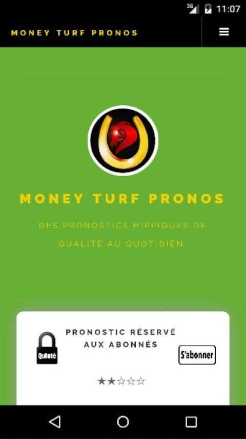 Money Turf Pronos screenshot 1
