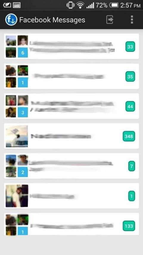 Message Backup for facebook स्क्रीनशॉट 4