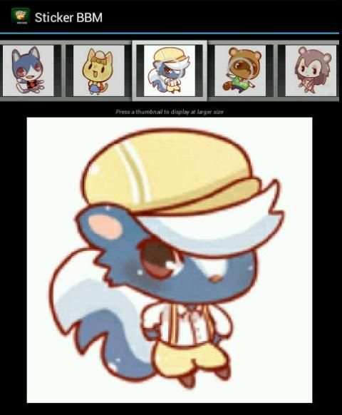 Sticker BBM screenshot 3