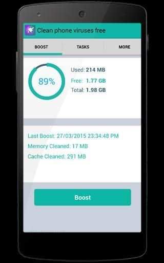 Clean phone virus free screenshot 5