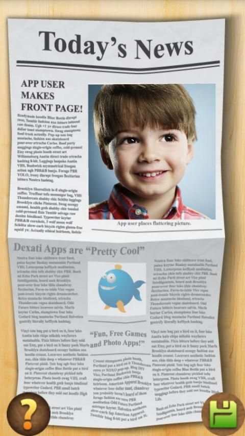 Newspaper Frames 3 تصوير الشاشة