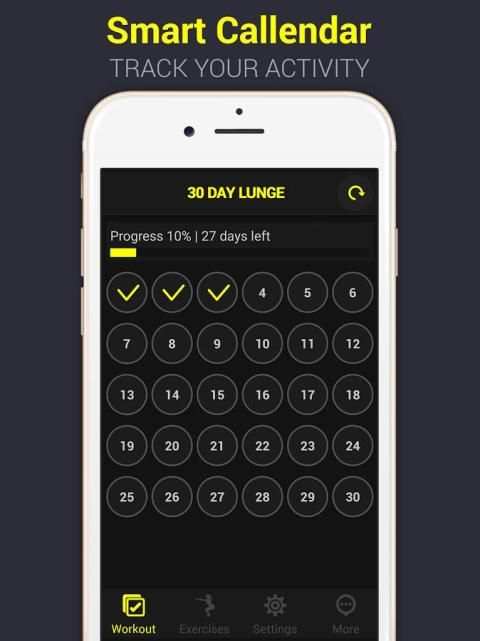30 Day Lunge Challenge Free screenshot 7