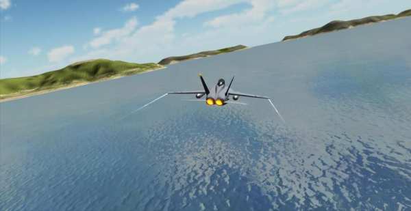 F18 Airplane Simulator 3D скриншот 5
