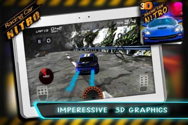 3D Racing Car Nitro скриншот 1
