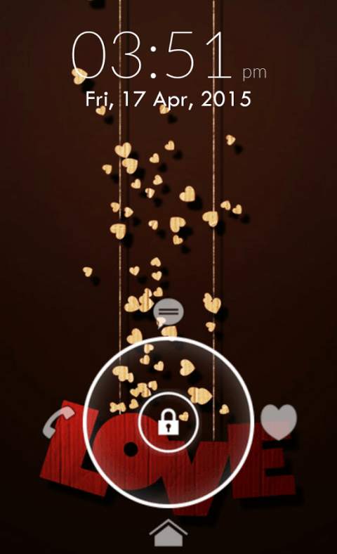 Love Heart Lock Screen screenshot 6