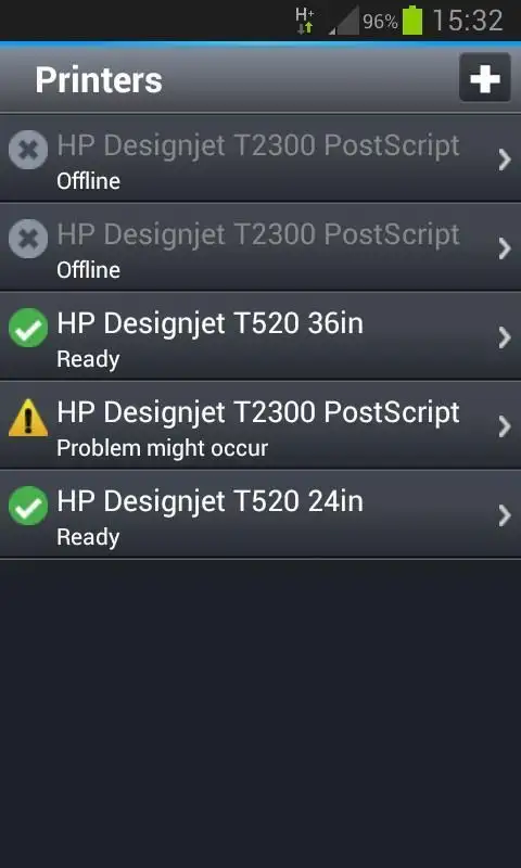 HP Designjet ePrint & Share screenshot 1