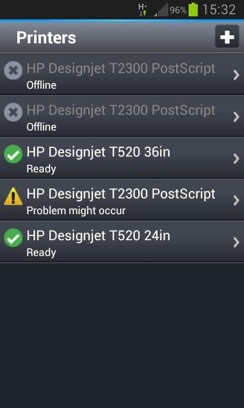 HP Designjet ePrint & Share screenshot 1