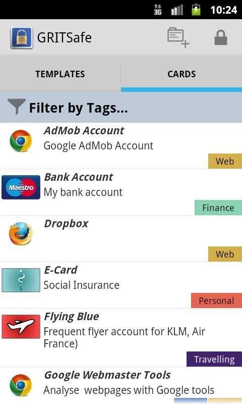 GRITSafeTrial password manager 5 تصوير الشاشة