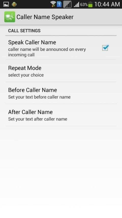Caller Name Speaker screenshot 1