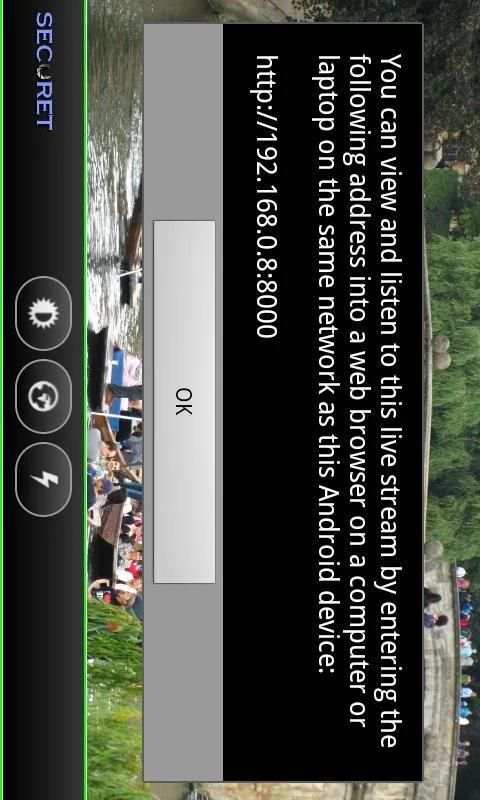 Camera WiFi LiveStream DEMO 6 تصوير الشاشة