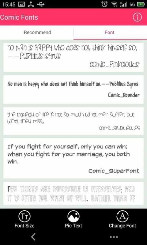 Free Font - Comic screenshot 4