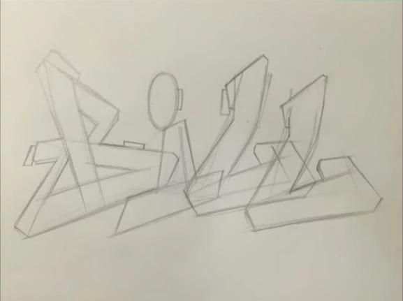 How to draw graffiti 4 تصوير الشاشة