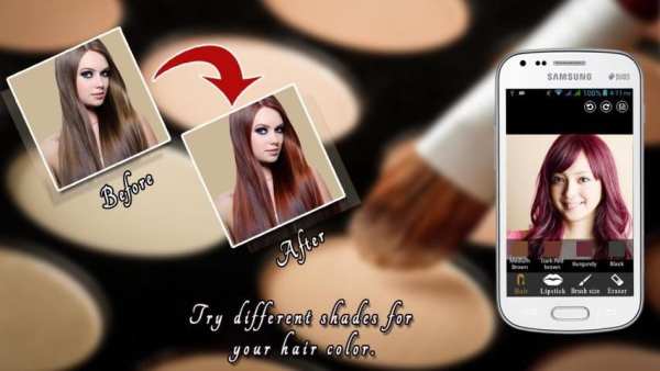 Hair and Lip Color Changer 2 تصوير الشاشة