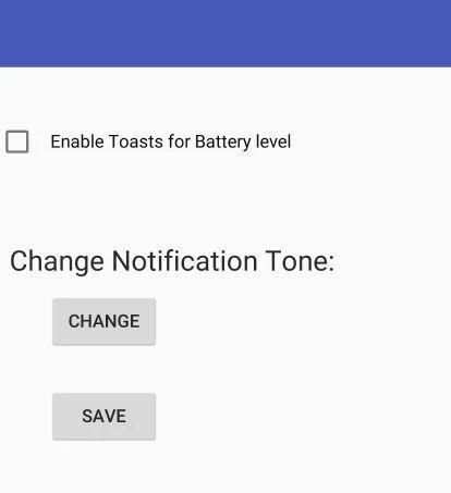 Battery Alarm स्क्रीनशॉट 1