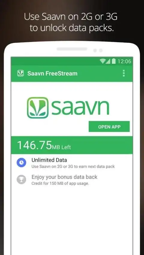 Saavn FreeStream скриншот 1