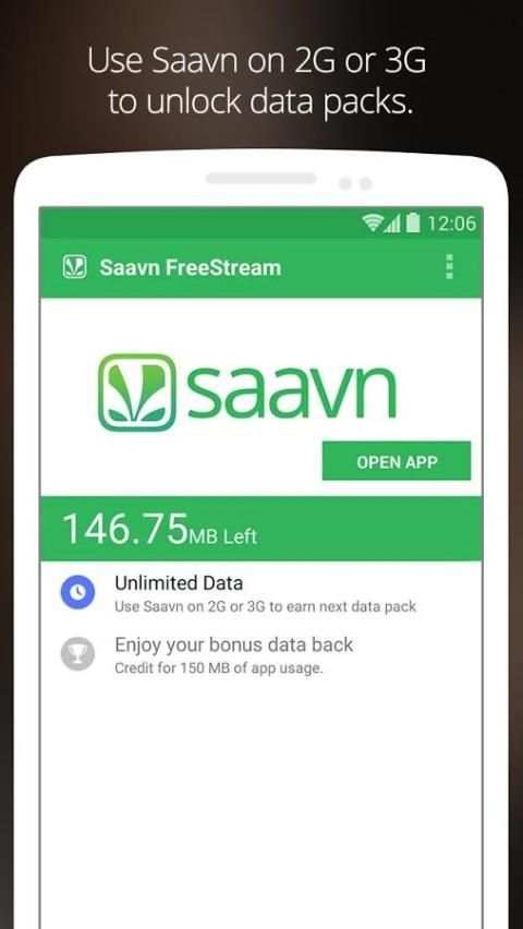 Saavn FreeStream screenshot 1
