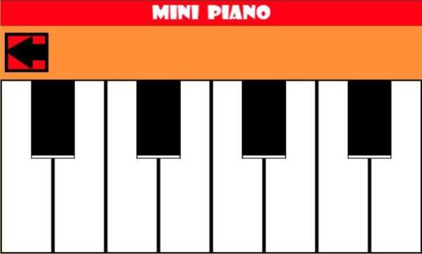 Mini Piano स्क्रीनशॉट 1