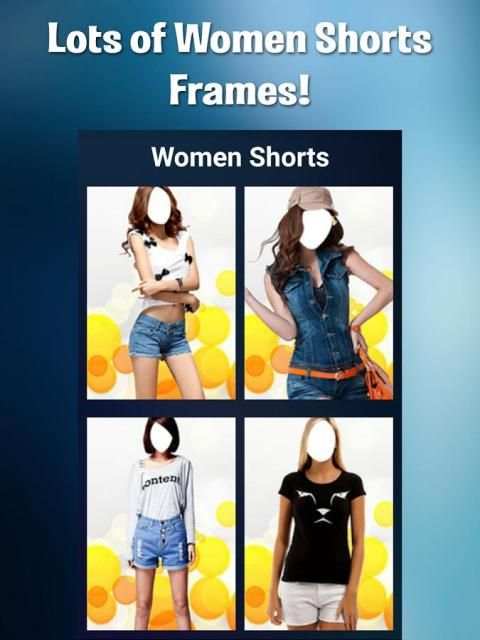 Women Shorts Photo Montage screenshot 3
