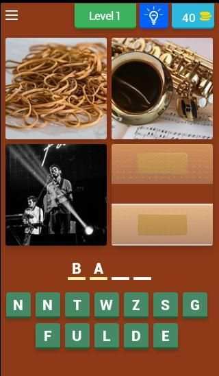 Four Pics One Word ! 18 تصوير الشاشة