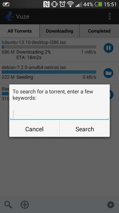 Vuze Torrent Downloader screenshot 3