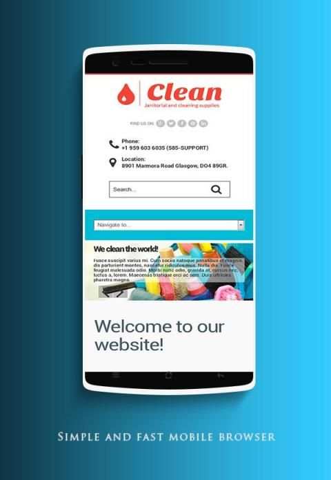 5G Browser Android HD screenshot 2