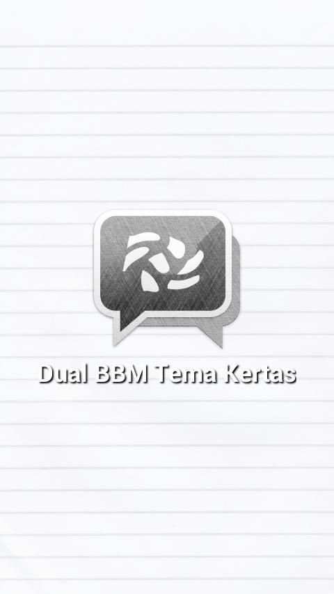 Dual BBM Tema Kertas screenshot 1