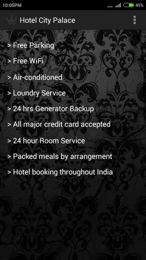 Hotel City Palace स्क्रीनशॉट 5