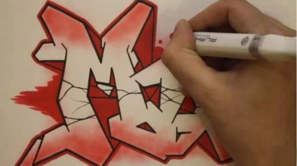 How to draw graffiti style screenshot 5