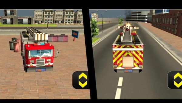 Fire Truck Rescue Simulator скриншот 1