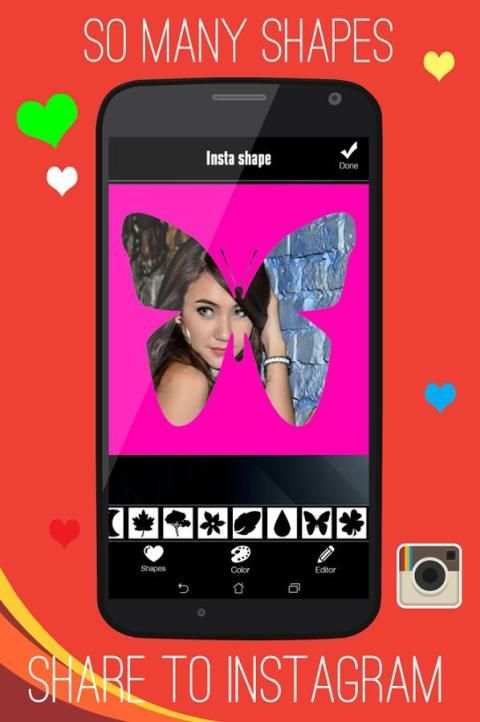 Selfie Editor 612 screenshot 2