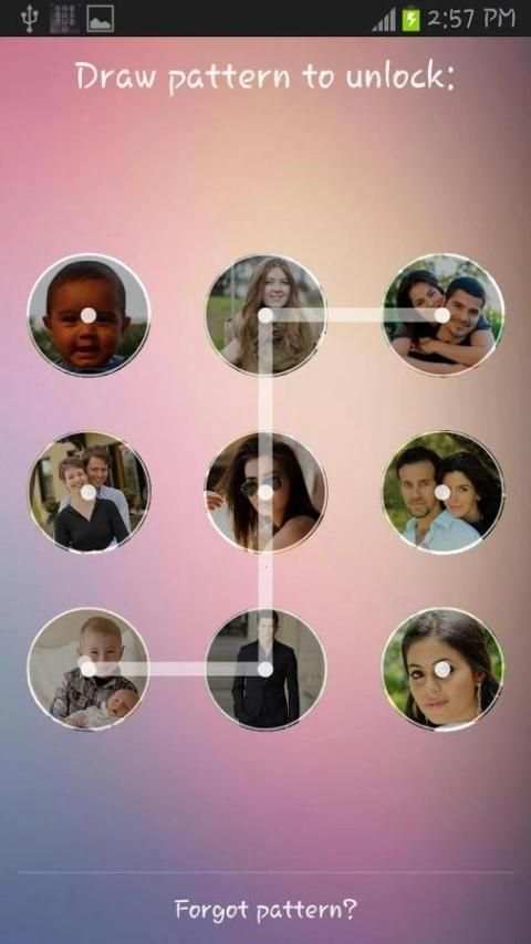 Photo Pattern Lock Screen screenshot 5