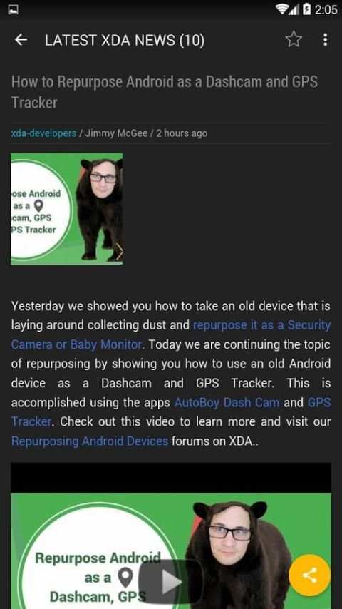XDA Developers 6 تصوير الشاشة