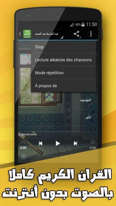 القران الكريم صوت بدون انترنت screenshot 2