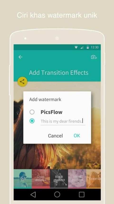 PicsFlow - Editor Slideshow screenshot 1