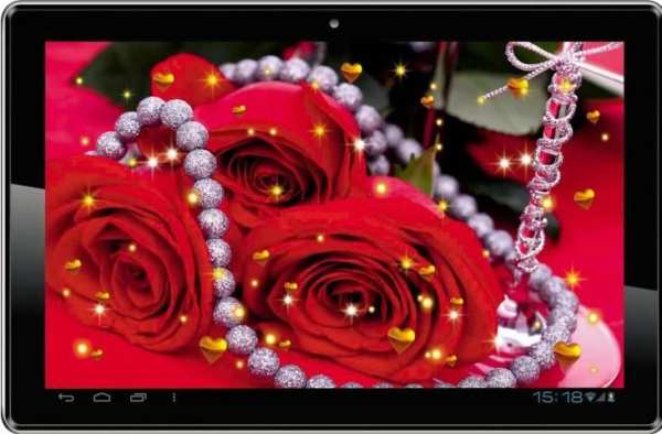 Roses Hearts HD live wallpaper screenshot 4