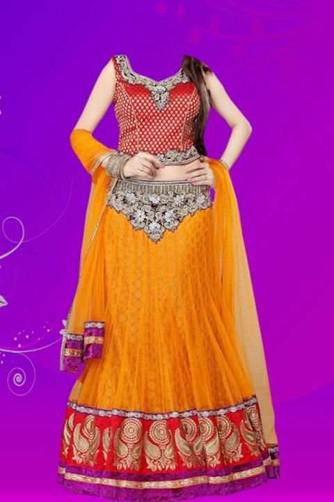 Woman Lengha Choli Suit Photo स्क्रीनशॉट 1