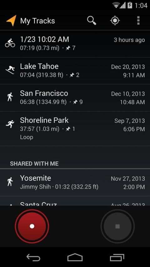 My Tracks screenshot 8