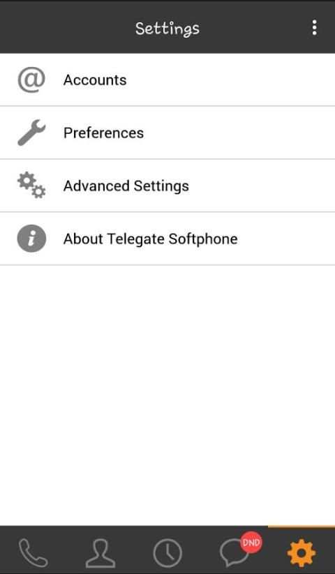 Telegate Softphone screenshot 3