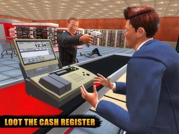 Supermarket Gangster Escape 3D screenshot 2