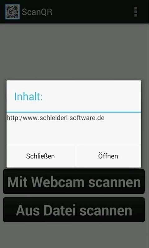 ScanQR screenshot 1