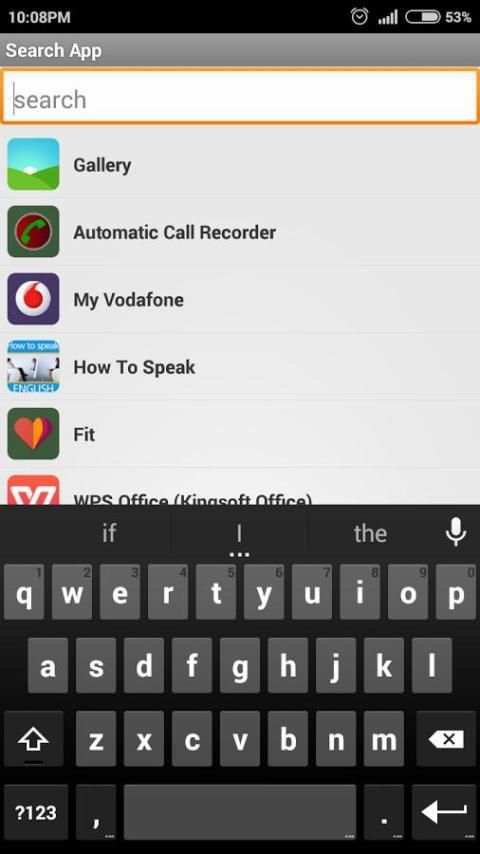 Search App 3 تصوير الشاشة