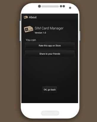 Sim Card Manager 2016 screenshot 1
