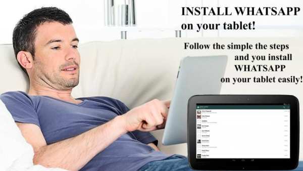Install WhatsApp on tablet screenshot 2