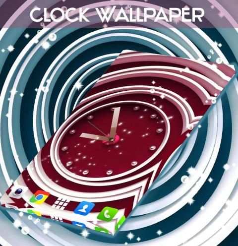 Clock Wallpaper Live скриншот 9