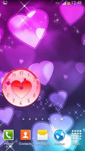 Hearts Clock Widget screenshot 5