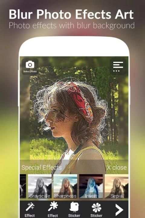 EFEK FOTO Super BLUR screenshot 1