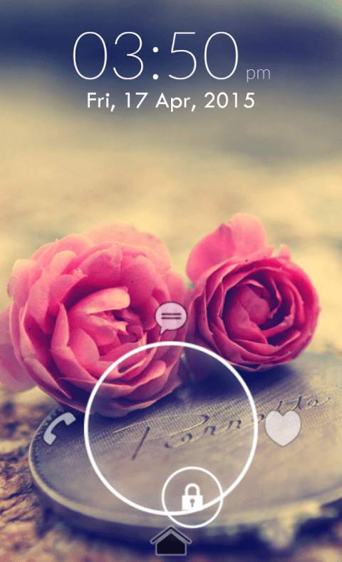 Love Heart Lock Screen screenshot 2