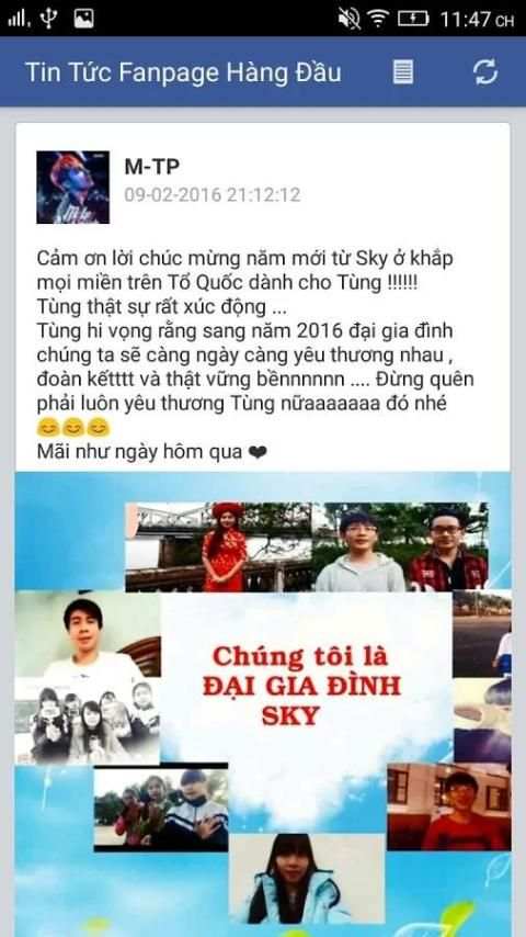 Tin tức fanpage facebook screenshot 4