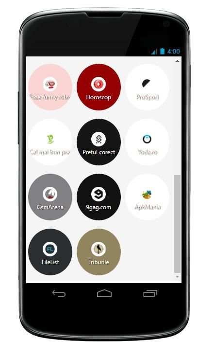 Fast browser for slow phones screenshot 1